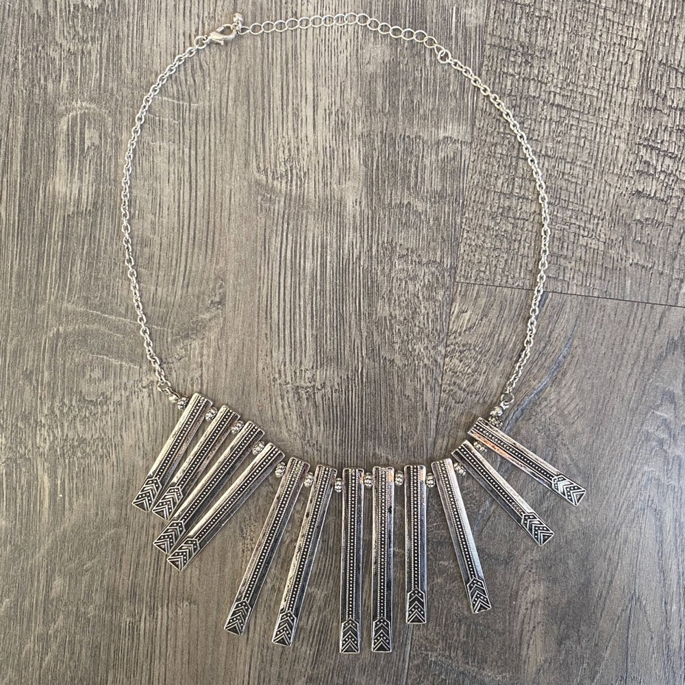 Silver Statement Necklace